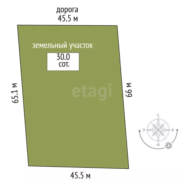 Участок в Хотынецкий район, село Красные Рябинки (30 м) - Фото 0