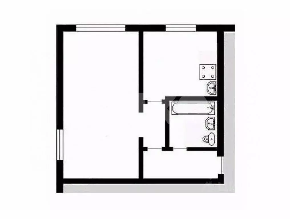 1-к кв. Московская область, Воскресенск городской округ, с. Конобеево ... - Фото 2