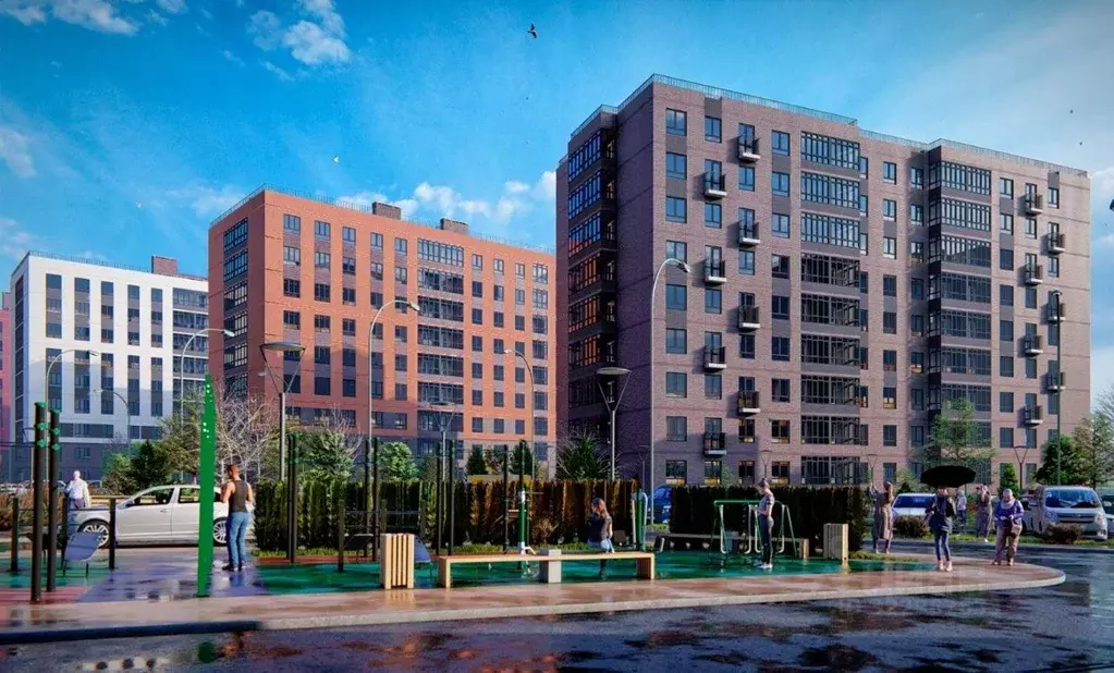 1-к кв. Ростовская область, Аксай Авиатор жилой комплекс (37.49 м) - Фото 1