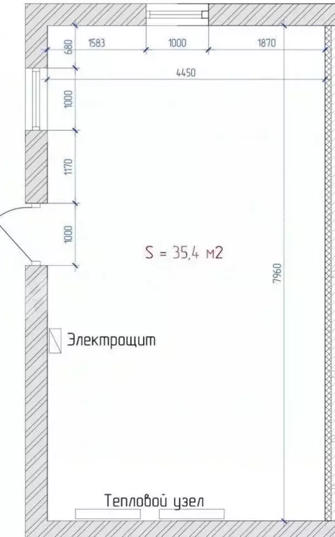 Помещение свободного назначения в Москва Верейская ул., 11с1 (35 м) - Фото 2
