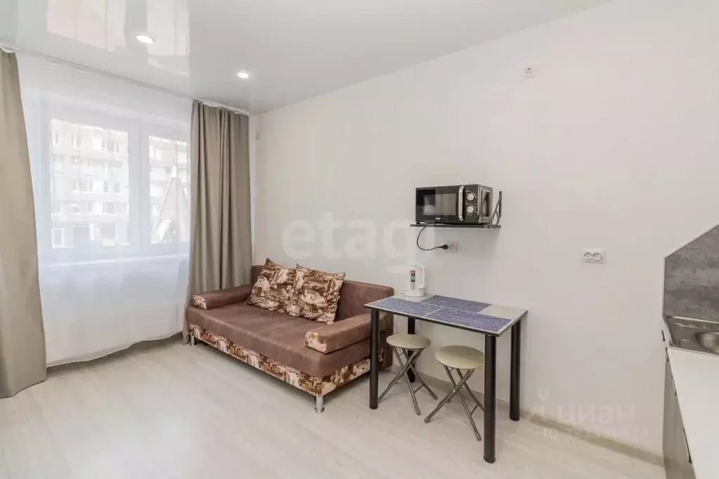 Студия Тюменская область, Тюмень ул. Новоселов, 103к1 (25.0 м) - Фото 2