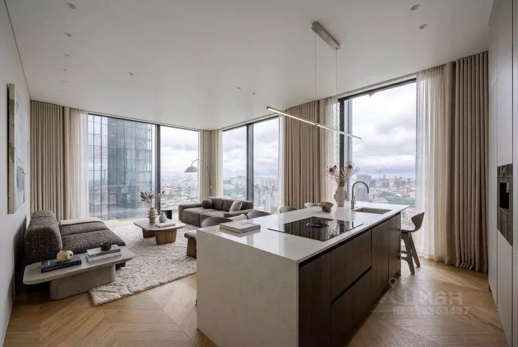 3-к кв. Москва Краснопресненская наб., 14Ак1 (136.0 м) - Фото 1