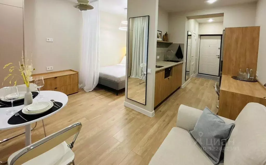 1-к кв. Томская область, Томский район, д. Кисловка, Левобережный мкр ... - Фото 2