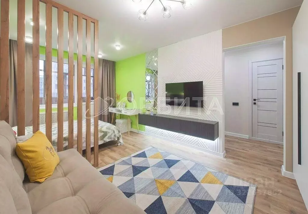 1-к кв. Тюменская область, Тюмень Восточный мкр, ул. Моторостроителей, ... - Фото 1