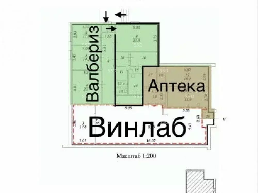 Торговая площадь в Москва Щелковское ш., 12К3 (61 м) - Фото 2