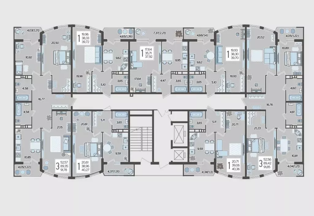 1-к кв. Краснодарский край, Краснодар Уральская ул., 100/6 (40.36 м) - Фото 2