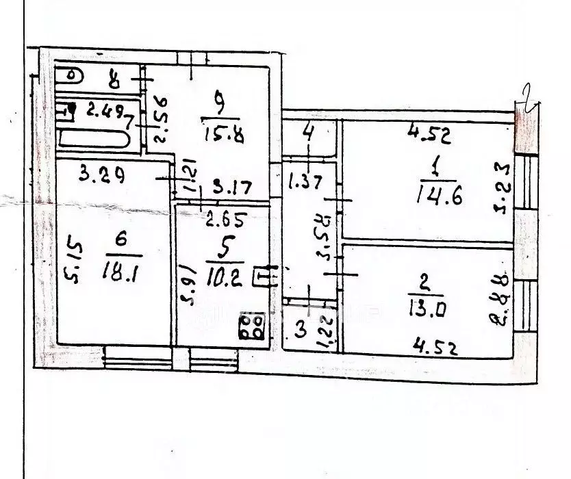 3-к кв. Татарстан, Казань ул. Фатыха Амирхана, 12А (75.3 м) - Фото 2