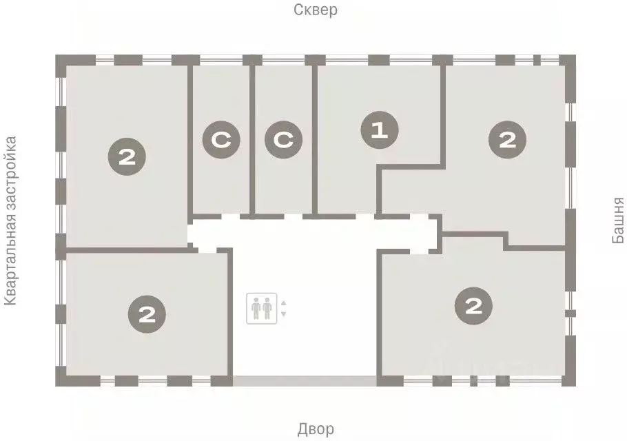 2-к кв. Свердловская область, Екатеринбург ул. Пехотинцев, 2Г (63.7 м) - Фото 1