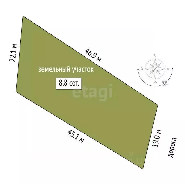 Участок в Тюменская область, Тюмень Рябинка-2 садовое товарищество,  ... - Фото 1