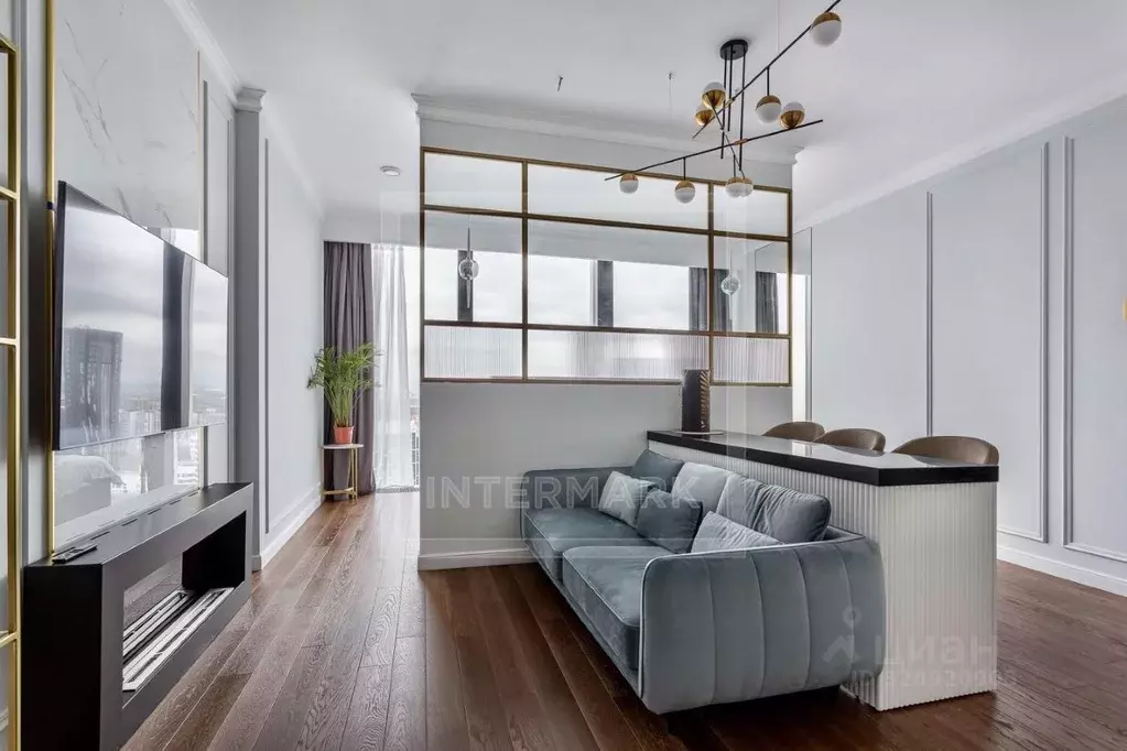 2-к кв. Москва 1-й Красногвардейский проезд, 22с1 (50.0 м) - Фото 1