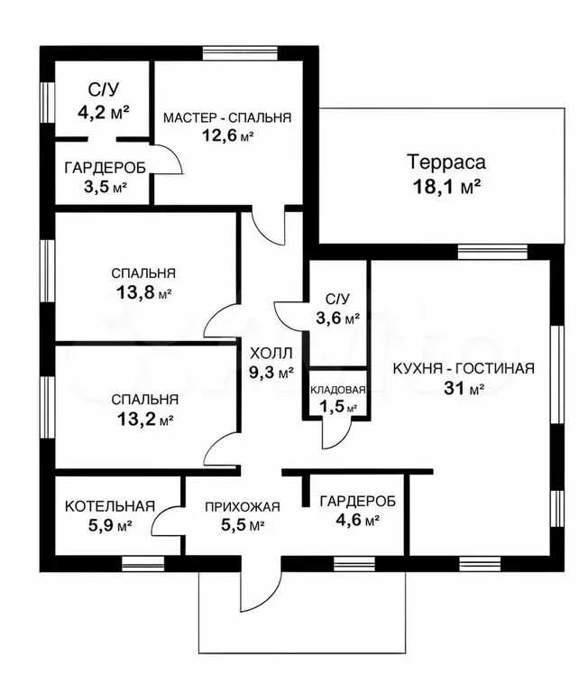 Дом 135 м на участке 8,2 сот. - Фото 0