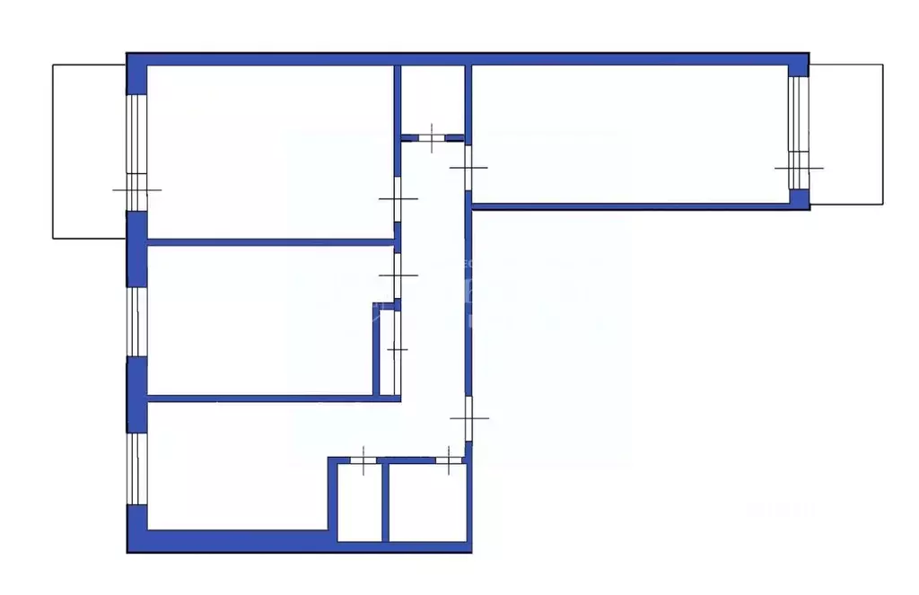 3-к кв. Кемеровская область, Кемерово просп. Ленина, 146 (65.0 м) - Фото 2