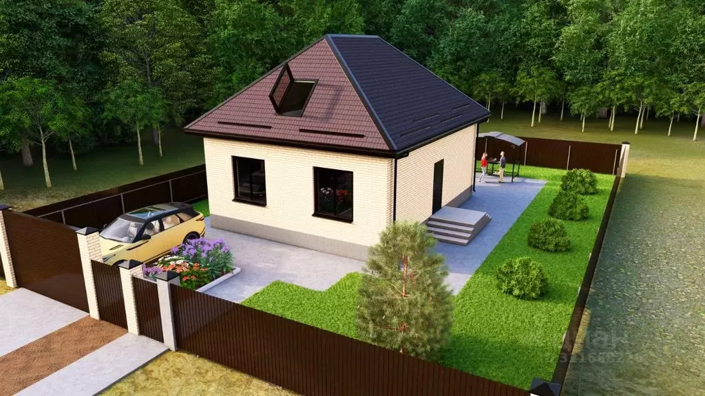 Дом в Адыгея, Тахтамукай аул  (100 м) - Фото 1