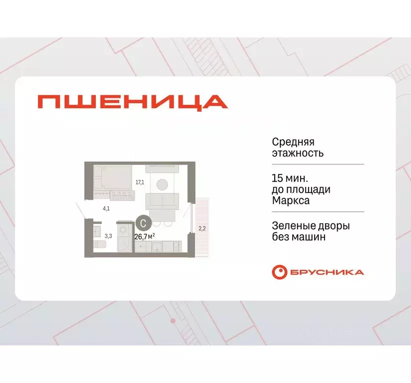 Студия Новосибирская область, Новосибирский район, Краснообск рп, 3-й ... - Фото 1