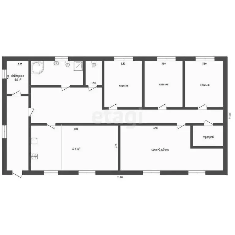 Дом в Каменка, Ирбитская улица (164.3 м) - Фото 1