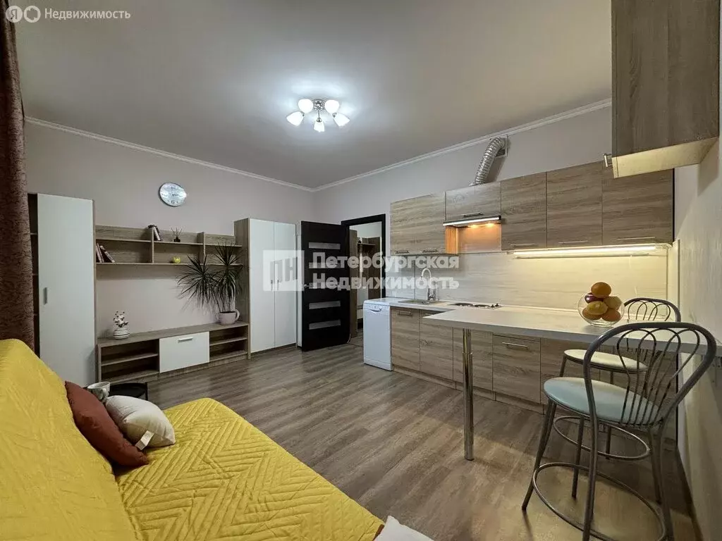 Квартира-студия: Санкт-Петербург, Парашютная улица, 34 (32 м) - Фото 1