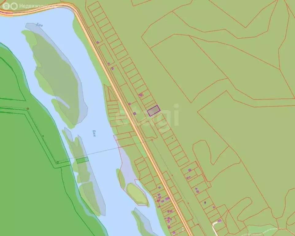 Участок в село Артыбаш, улица Ветеранов (17.2 м) - Фото 1