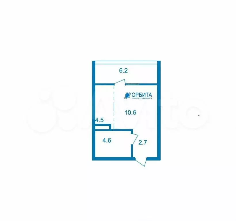 Квартира-студия, 22 м, 7/25 эт. - Фото 0