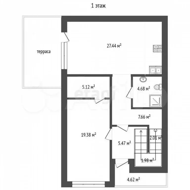 Таунхаус 155 м на участке 3,4 сот. - Фото 1