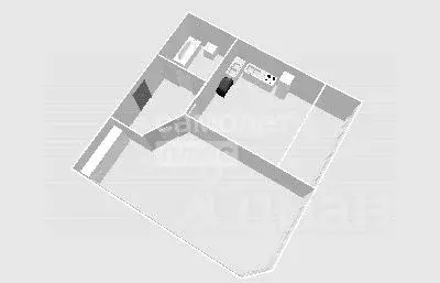 1-к кв. Ульяновская область, Ульяновск ул. Автомобилистов, 7А (32.7 м) - Фото 1