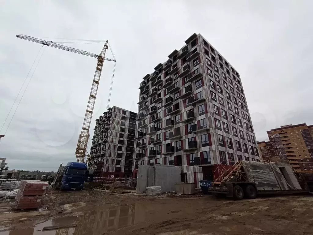 2-к. квартира, 62,9 м, 10/12 эт. - Фото 0
