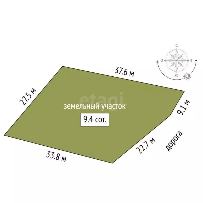 Участок в Саха (Якутия), Якутск  (9.36 сот.) - Фото 1