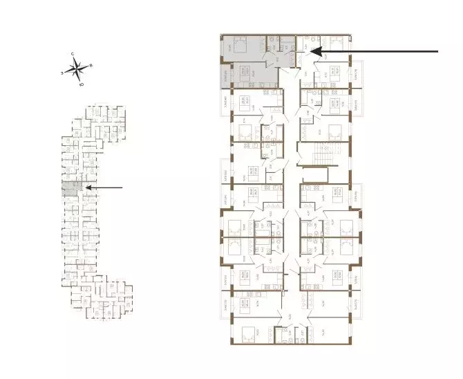 1-комнатная квартира: Сертолово, Златоглавая улица, 2к1 (42.01 м) - Фото 2
