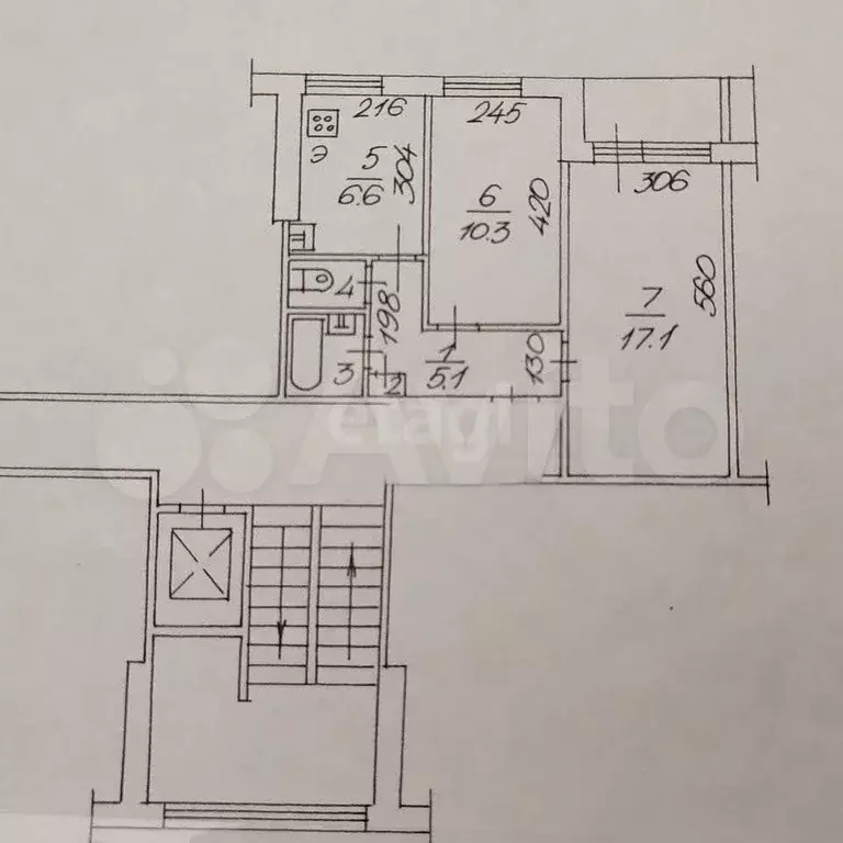 2-к. квартира, 45,1 м, 6/9 эт. - Фото 0