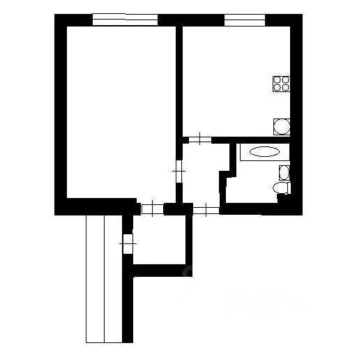 2-к кв. Татарстан, Казань ул. Нурсултана Назарбаева, 43 (43.0 м) - Фото 2
