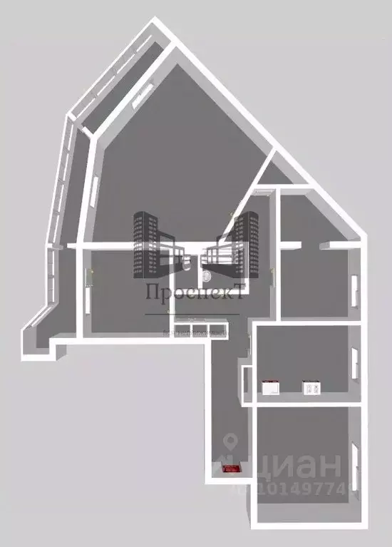 4-к кв. Красноярский край, Норильск Хантайская ул., 31 (114.2 м) - Фото 1