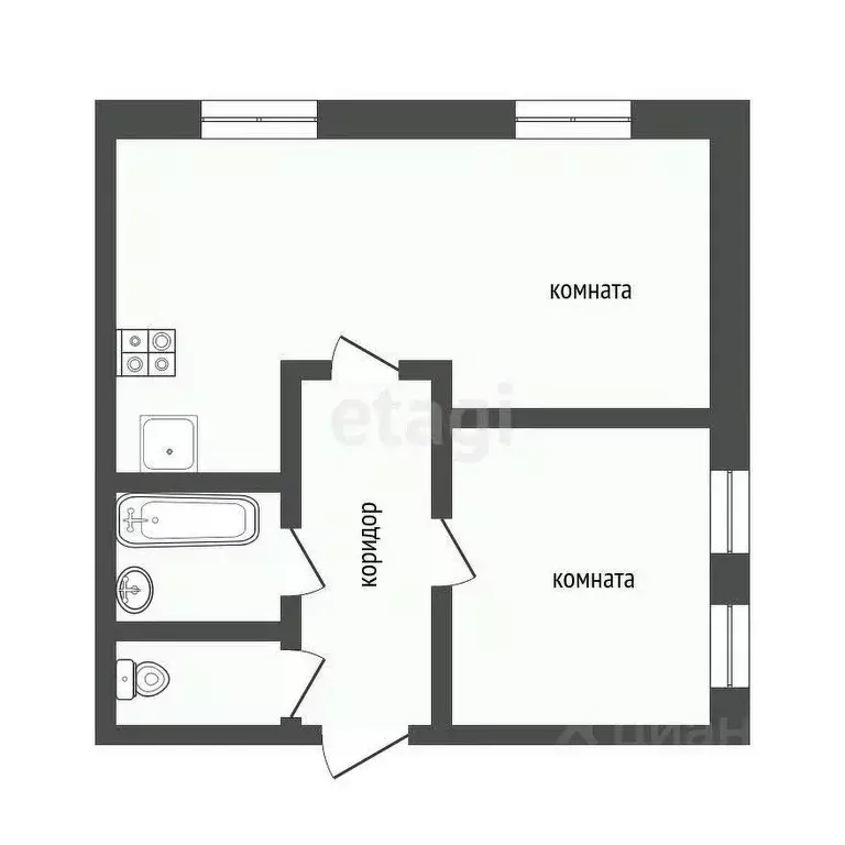 2-к кв. Ярославская область, Ярославль Спартаковская ул., 15 (68.0 м) - Фото 2