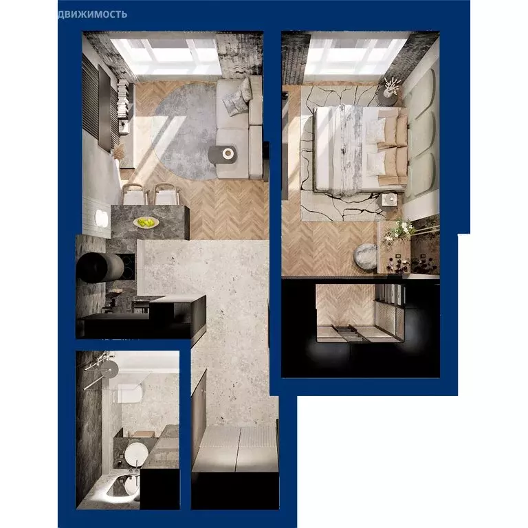 1-комнатная квартира: Уфа, Сипайловская улица, 31 (37.24 м) - Фото 2