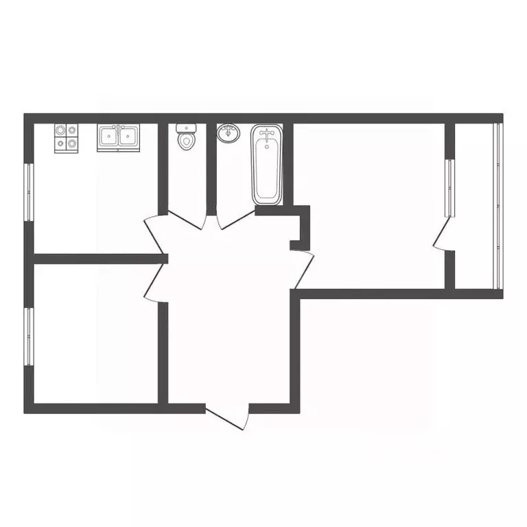 2-к кв. Владимирская область, Ковров аллея Победителей, 4 (56.7 м) - Фото 1