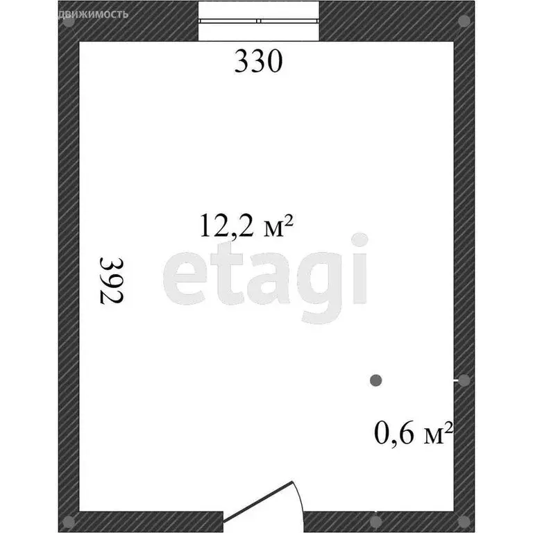1к в -комнатной квартире (12.2 м) - Фото 1