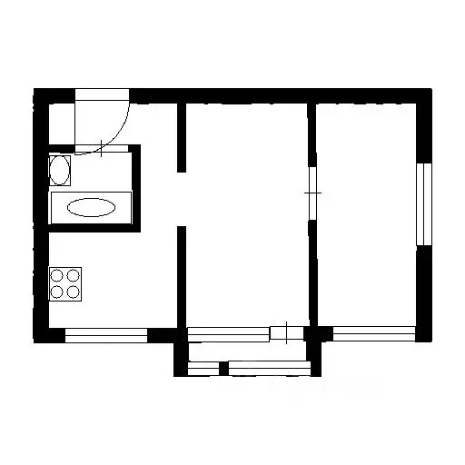 2-к кв. Самарская область, Самара Центральная ул., 3 (44.0 м) - Фото 2