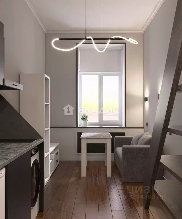 Студия Санкт-Петербург Мончегорская ул., 10б (16.0 м) - Фото 1