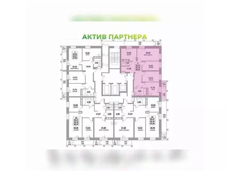 4-к кв. Томская область, Томск тракт Московский, 109Бк2 (99.8 м) - Фото 0