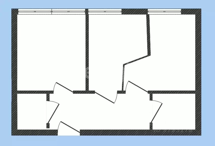 2-к кв. Татарстан, Казань ул. Братьев Батталовых, 20А (60.6 м) - Фото 0