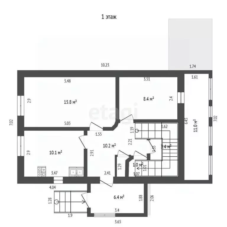 Дом в Самарская область, Самара Телевизионная ул., 29 (175 м) - Фото 2