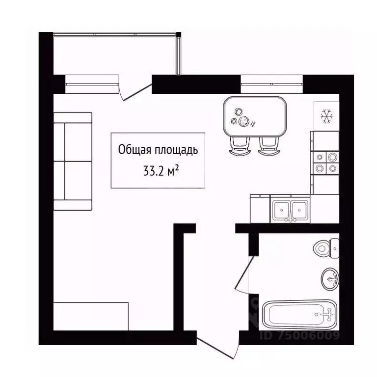 Студия Алтай, Майминский район, с. Майма ул. М. Глухарева (33.2 м) - Фото 2