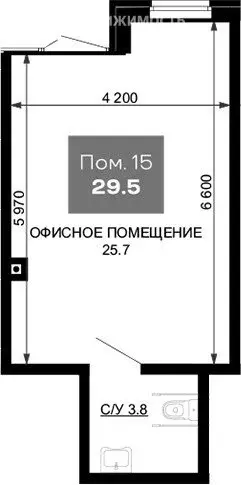 Помещение свободного назначения (29.5 м) - Фото 1