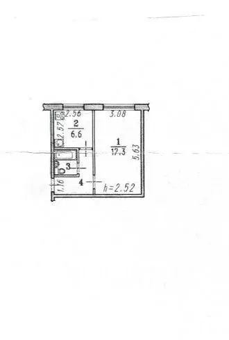 1-к кв. Омская область, Омск Береговой мкр, Иртышская ул., 15 (31.6 м) - Фото 1