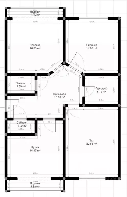 3-к кв. Кабардино-Балкария, Нальчик ул. Шогенова (90.0 м) - Фото 1