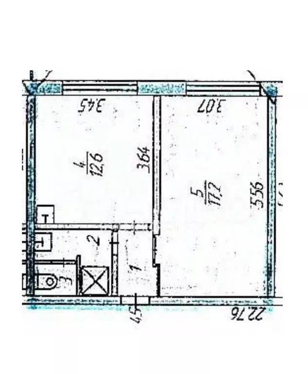 1-к кв. Челябинская область, Челябинск ул. 50-летия ВЛКСМ, 8 (36.4 м) - Фото 2