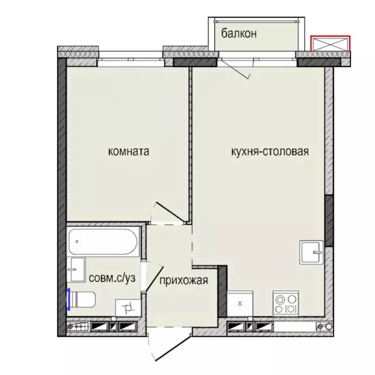 1-к кв. Удмуртия, Ижевск Культбаза жилрайон, 8-й мкр, Ежевика жилой ... - Фото 0