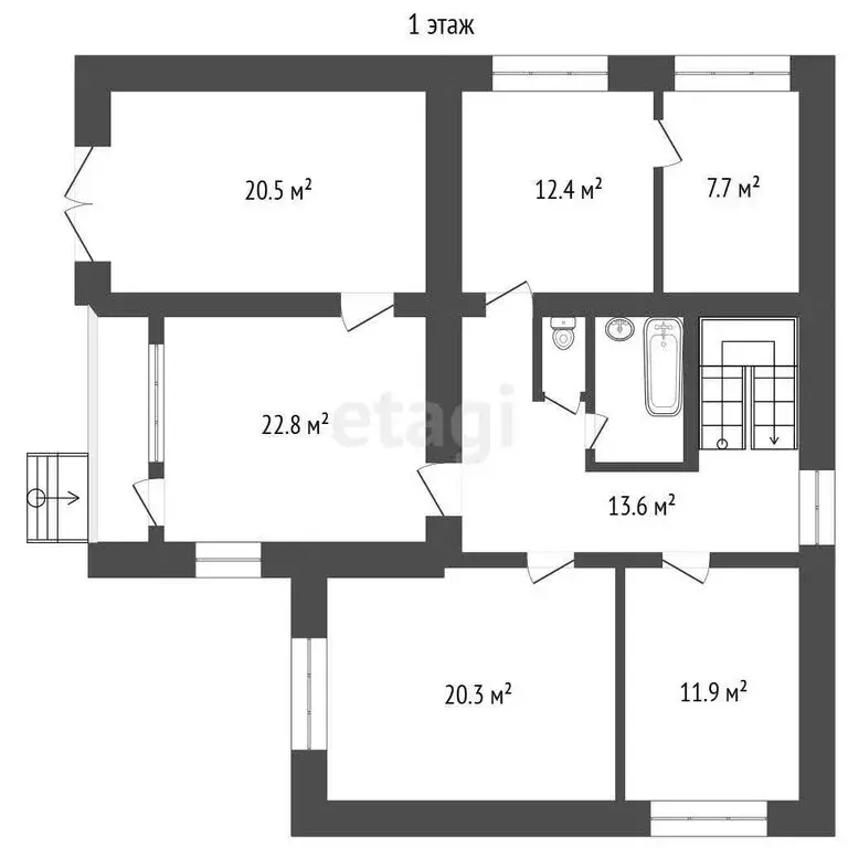 Дом в Исетское, Тенистая улица (236 м) - Фото 1