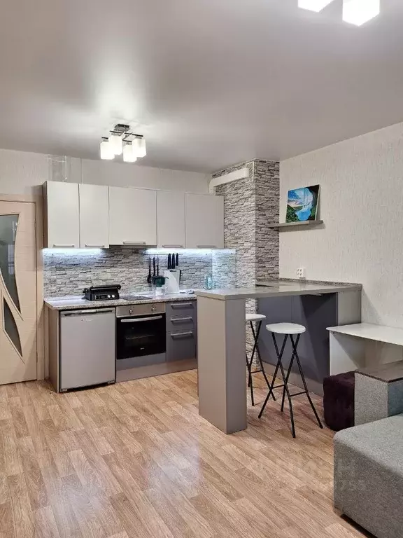 Студия Красноярский край, Красноярск ул. Петра Подзолкова, 3Б (33.2 м) - Фото 1