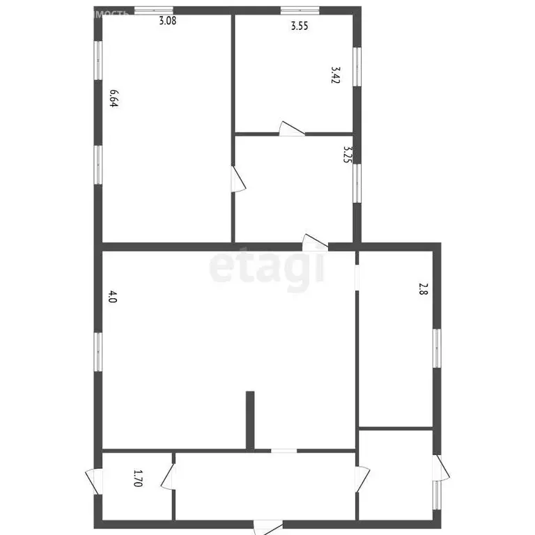 Дом в Лодейное Поле, Пограничная улица (80 м) - Фото 1