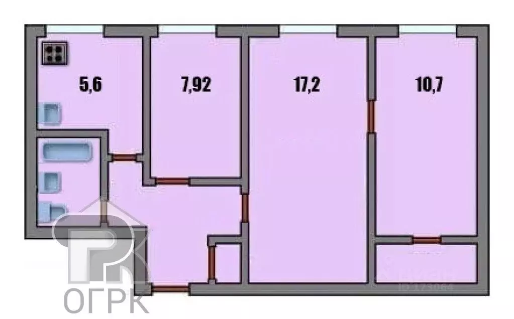 3-к кв. Москва ул. Академика Ильюшина, 1К1 (53.8 м) - Фото 0