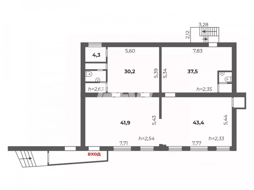 Помещение свободного назначения в Челябинская область, Снежинск ул. ... - Фото 2